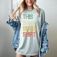 This Is My Sigma Shirt Male Lone Wolf Minimalist Introvert Women's Comfort Colors T-Shirt Denim