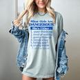 Silent Girls Are Dangerous T For Quiet Introvert Girl Women's Comfort Colors T-Shirt Denim Silent Girls Are Dangerous T For Quiet Introvert Girl Women's Comfort Colors T-Shirt Denim