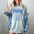Silent Girls Are Dangerous T For Quiet Introvert Girl Women's Comfort Colors T-Shirt Denim