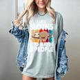 Sloth For Sloth Lover Men Women Kids Introvert Women's Comfort Colors T-Shirt Denim