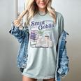 Smut Goblin Reading Club Book Lover Dark Academia Women's Comfort Colors T-Shirt Denim