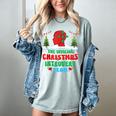 Snow Christmas Introvert Team Introverted Introvert Xmas Women's Comfort Colors T-Shirt Denim