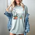 Social Anxiety Introvert Nervous Awkward Socially Women's Comfort Colors T-Shirt Denim