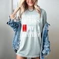 Socializing Drains My Battery Introvert Women's Comfort Colors T-Shirt Denim