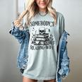 Somebody's Smut Reading Wife Smutty Book Lovers Women's Comfort Colors T-Shirt Denim