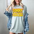 Sorry Im Not Good At Peopleing Introvert Women's Comfort Colors T-Shirt Denim