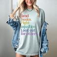 Stop Book Banning Pro Library Women's Comfort Colors T-Shirt Denim Stop Book Banning Pro Library Women's Comfort Colors T-Shirt Denim