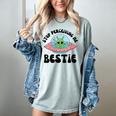 Stop Perceiving Me Bestie Alien Neurodivergent Introvert Women's Comfort Colors T-Shirt Denim