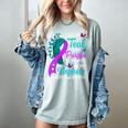 Suicide Awareness I Wear Teal Purple In Memory Of My Nephew Women's Comfort Colors T-Shirt Denim