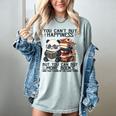 Teacher Bookworm Book Lover Panda Reading Book Librarian Tee Women's Comfort Colors T-Shirt Denim