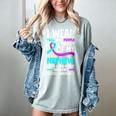Teal & Purple In Memory Of My Nephew Suicide Prevention Women's Comfort Colors T-Shirt Denim Teal & Purple In Memory Of My Nephew Suicide Prevention Women's Comfort Colors T-Shirt Denim