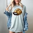 Timid Turtle Cute Introvert Misanthropic Antisocial Women's Comfort Colors T-Shirt Denim