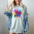 Totally 80's Tie Dye Retro Vibes 1980s Style Nostalgia Women's Comfort Colors T-Shirt Denim