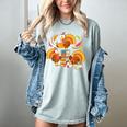 Turkey Reading Books Fall Thanksgiving Teacher Librarian Women's Comfort Colors T-Shirt Denim Turkey Reading Books Fall Thanksgiving Teacher Librarian Women's Comfort Colors T-Shirt Denim