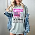 USA Flag With Pink And Black Ribbon In Memory Of My Daughter For Women Men Women's Comfort Colors T-Shirt Denim USA Flag With Pink And Black Ribbon In Memory Of My Daughter For Women Men Women's Comfort Colors T-Shirt Denim