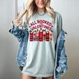Valentines All Booked For Valentine Book Lover Teacher Women's Comfort Colors T-Shirt Denim Valentines All Booked For Valentine Book Lover Teacher Women's Comfort Colors T-Shirt Denim