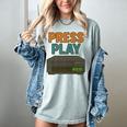 VHS Cassette Retro Analog Nostalgia Theme Premium Women's Comfort Colors T-Shirt Denim