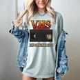 VHS Tape Nostalgia Old School Technology Humor Premium Women's Comfort Colors T-Shirt Denim VHS Tape Nostalgia Old School Technology Humor Premium Women's Comfort Colors T-Shirt Denim
