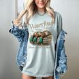 Waterfowl Classic Duck Hunting Marsh To Memory Mallard Women's Comfort Colors T-Shirt Denim