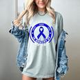 I Wear Blue In Memory Of My Dad Colon Cancer Awareness Women's Comfort Colors T-Shirt Denim I Wear Blue In Memory Of My Dad Colon Cancer Awareness Women's Comfort Colors T-Shirt Denim