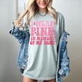 I Wear Pink In Memory Of My Aunt Breast Cancer Aunt Awarenes Women's Comfort Colors T-Shirt Denim I Wear Pink In Memory Of My Aunt Breast Cancer Aunt Awarenes Women's Comfort Colors T-Shirt Denim