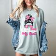 I Wear Pink In Memory Of My Aunt Breast Cancer Awareness Women's Comfort Colors T-Shirt Denim I Wear Pink In Memory Of My Aunt Breast Cancer Awareness Women's Comfort Colors T-Shirt Denim