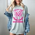 I Wear Pink In Memory Of Great Grandma Breast Cancer Graphic Women's Comfort Colors T-Shirt Denim