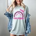 I Wear Pink In Memory Of My Mom Breast Cancer Awareness Raglan Baseball Tee Women's Comfort Colors T-Shirt Denim