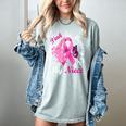 I Wear Pink In Memory Of My Niece Breast Cancer Awareness Women's Comfort Colors T-Shirt Denim