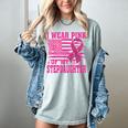 I Wear Pink In Memory Of My Stepdaughter Breast Cancer Women's Comfort Colors T-Shirt Denim