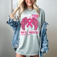 I Wear Pink In Memory Of My Wife Breast Cancer Awareness Day Women's Comfort Colors T-Shirt Denim I Wear Pink In Memory Of My Wife Breast Cancer Awareness Day Women's Comfort Colors T-Shirt Denim