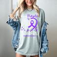 I Wear Purple In Memory Of My Brother Overdose Awareness Women's Comfort Colors T-Shirt Denim I Wear Purple In Memory Of My Brother Overdose Awareness Women's Comfort Colors T-Shirt Denim