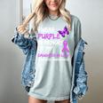 I Wear Purple In Memory Of My Daughter-In-Law Overdose Women's Comfort Colors T-Shirt Denim I Wear Purple In Memory Of My Daughter-In-Law Overdose Women's Comfort Colors T-Shirt Denim
