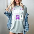 I Wear Purple In Memory Of My Mom Alzheimer's Awareness Day Women's Comfort Colors T-Shirt Denim I Wear Purple In Memory Of My Mom Alzheimer's Awareness Day Women's Comfort Colors T-Shirt Denim