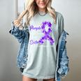 I Wear Purple In Memory Of My Sister Overdose Awareness Women's Comfort Colors T-Shirt Denim I Wear Purple In Memory Of My Sister Overdose Awareness Women's Comfort Colors T-Shirt Denim