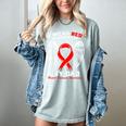 I Wear Red In Memory Of My Dad Heart Disease Awareness Month Women's Comfort Colors T-Shirt Denim I Wear Red In Memory Of My Dad Heart Disease Awareness Month Women's Comfort Colors T-Shirt Denim
