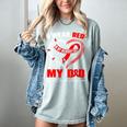 I Wear Red In My Memory Of My Dad Heart Disease Awareness Women's Comfort Colors T-Shirt Denim I Wear Red In My Memory Of My Dad Heart Disease Awareness Women's Comfort Colors T-Shirt Denim
