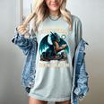 In a World Of Bookworms Be a Book Dragon Reading Women's Comfort Colors T-Shirt Denim In a World Of Bookworms Be a Book Dragon Reading Women's Comfort Colors T-Shirt Denim