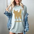 Yk2 Cat With Tomboy Tail 90s Nostalgia Downtown Indie Premium Tri-Blend Women's Comfort Colors T-Shirt Denim