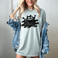 Yk2 Grunge Scary Cat With Tail Tomboy 90s Nostalgia Indie Women's Comfort Colors T-Shirt Denim