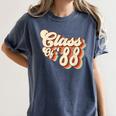 1988 Class Reunion Retro Class Of 88 High School Graduation Women's Comfort Colors T-Shirt Denim