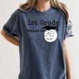 1st Grade Nailed It Kids Graduation TShirt Second Grade Women's Comfort Colors T-Shirt Denim