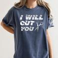 2018 Cosmetology Graduation Design Hair Stylists Women's Comfort Colors T-Shirt Denim