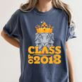 2018 Graduation Class Of 2018 King T Shirt Women's Comfort Colors T-Shirt Denim