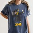 2018 Graduation Shirts Sloth Lovers For Women Teens Women's Comfort Colors T-Shirt Denim