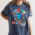 2018 Kindergarten Graduation Graduate Boys Girls Shirt Women's Comfort Colors T-Shirt Denim