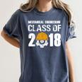 2018 Mechanical Engineering Graduation Shirt Mechanic Women's Comfort Colors T-Shirt Denim
