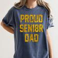 2018 Senior Dad High School Graduation Party SEN18R T Shirt Women's Comfort Colors T-Shirt Denim