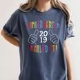 2019 Kindergarten Graduation Women's Comfort Colors T-Shirt Denim