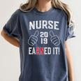 2019 Nurse RN Graduation Women's Comfort Colors T-Shirt Denim